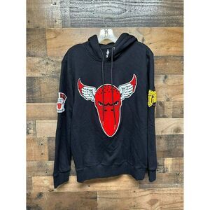 SIA Collective Men's French Terry Chenille‎ Three Beaks Hoodie Size Medium